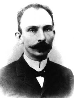 Portrait of Cuban poet Jose Marti (19th century)
