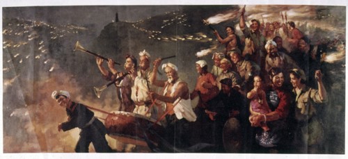Anonymous painting, The long March