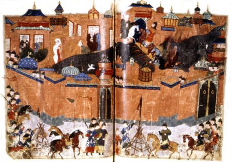 Manuscrit persan orné de 106 peintures : "Jami'al Tawarikh" de Rachid ad-Dîn (Histoire des Mongols)