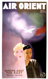 Colin. Advertising poster for 'Orient Airlines', 1936