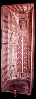 Sarcophagus in Thebes, Portrait of goddess Nut