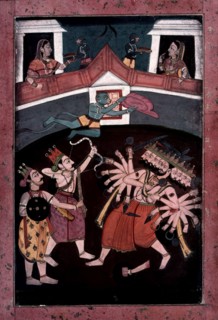 Miniature representing goddess Kali
