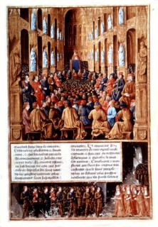 Le pape Urbain II prêchant la première croisade au concile de Clermont de 1095
