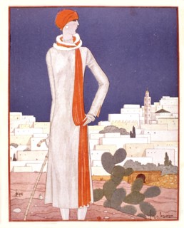 Fashion poster in "Vogue" magazine