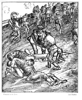 Wackerle, Infirmiers sur le front