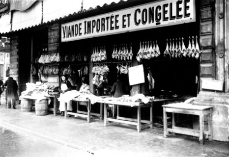 Vente de viande congelée