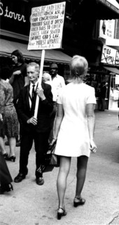 Protest in New York. March for women's liberation