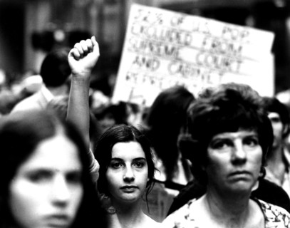 Manifestation à New York. Marche des femmes pour leur libération