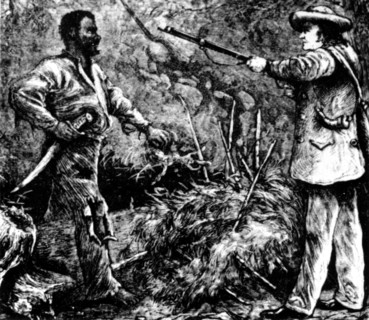 La découverte de Nat Turner après l'échec de sa rebellion