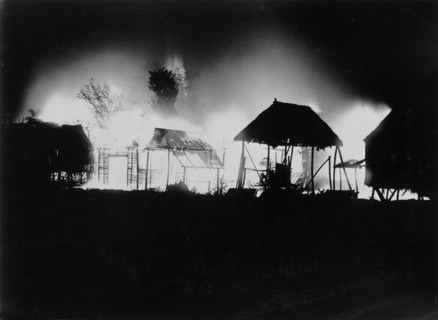 The district of Manila called the 'Tondo' in fire, Philippines