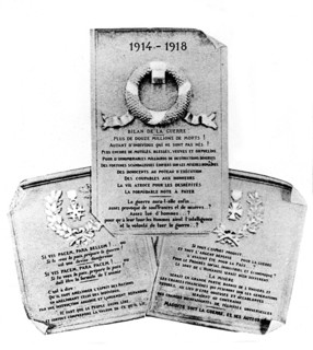 War memorial in Saint-Martin d'Estreaux