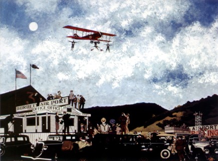 The black cats over Burdett airport