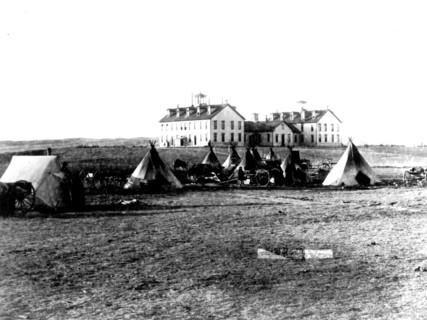 Village of Indians in Pine Ridge