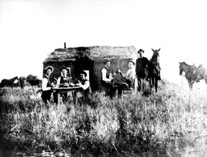 The Conquest of the West: farmers in the Custer country, Nebraska