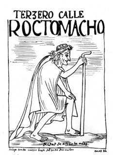 Peruvian manuscript: Chronicles of Huaman