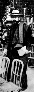 Jules Guesde at the café Moka