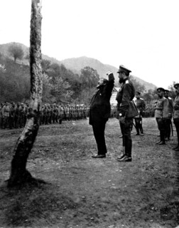 Albert Thomas, minister of war, here in the Carpathians