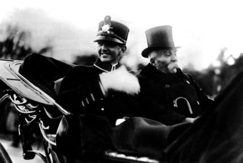 Clemenceau with the Prince of Piedmont