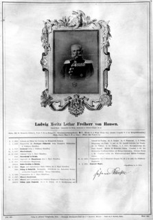 Portrait de Von Hausen