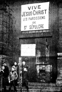 Separation of church and state in France: Forced doors of a church