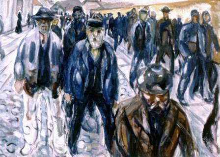 Munch, Workers on Their Way Home