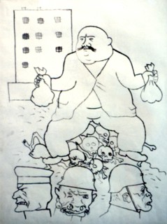 Grosz, Allemagne, Amérique