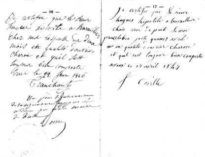 Livret pour les ouvriers, 1844