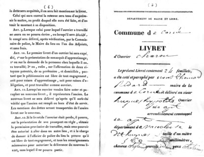 Livret pour les ouvriers, 1844
