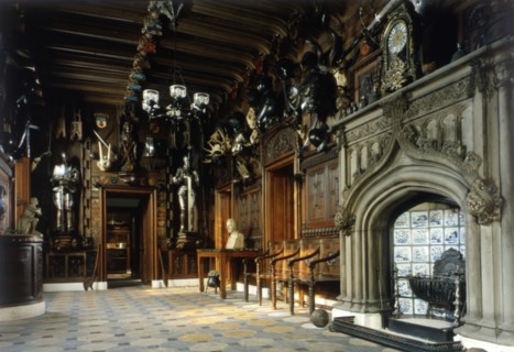 Arms room of Sir Walter Scott's house