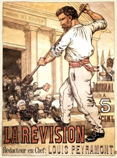 Advertising poster for a newspaper supporting General Boulanger