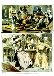 The sultan's harem, Turkey (1908)