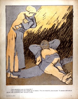Caricature about the income tax