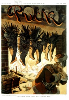 Caricature, "Le monde s'arme" (1908)