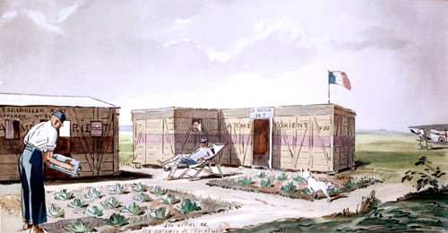 Prejean, On the Balkanic front, camp of the French squadron