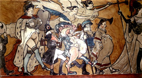 Poncet, Fresco of the Ecole normale supérieure (French Grande école for training of teachers)
