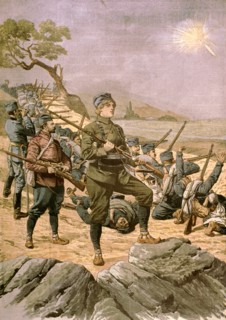 A Serbian heroine during the Balkan war (1912)