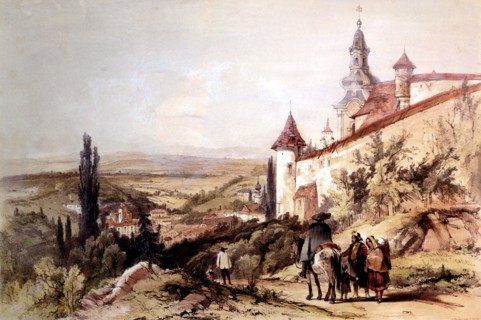 Vue du château de Skemmnitz