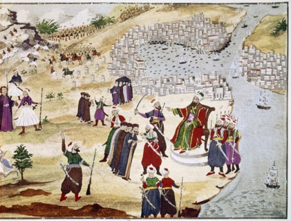 Makryannis, Sultan's tent in Constantinople