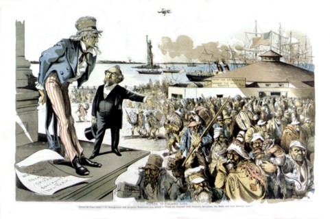 Oncle Sam et les émigrants