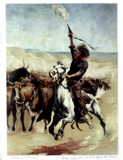 Heading a stamped: A cowboy's life