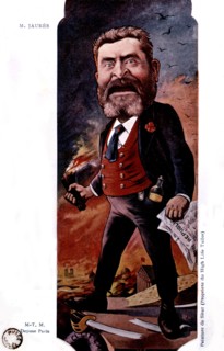 Carte postale, Jean Jaurès d'après une peinture de Sivat
