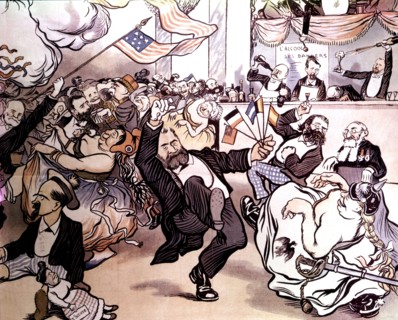 Jean Jaurès, Caricature extraite du "Rire"