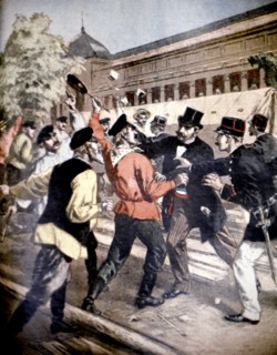 Mutinerie à l'exposition russe, 19e siècle