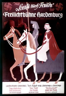 Poster, Organization of leisures and Nazi propaganda