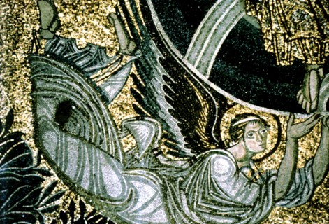 Salonika, Mosaic from the dome of Hagia Sophia