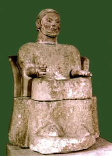 Etruscan art, cinerary statue