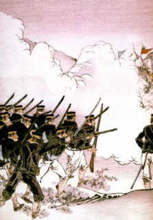 Anonymous engraved wood,Chinese-Japanese war