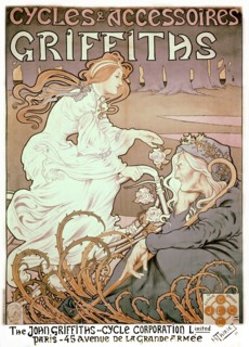 Affiche de H. Thiriet, Publicité pour les cycles Griffith