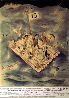 Caricature de Derso et Kelen (1932)