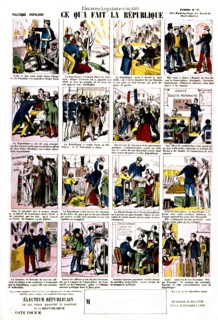 Imagerie populaire, Elections législatives (1881)